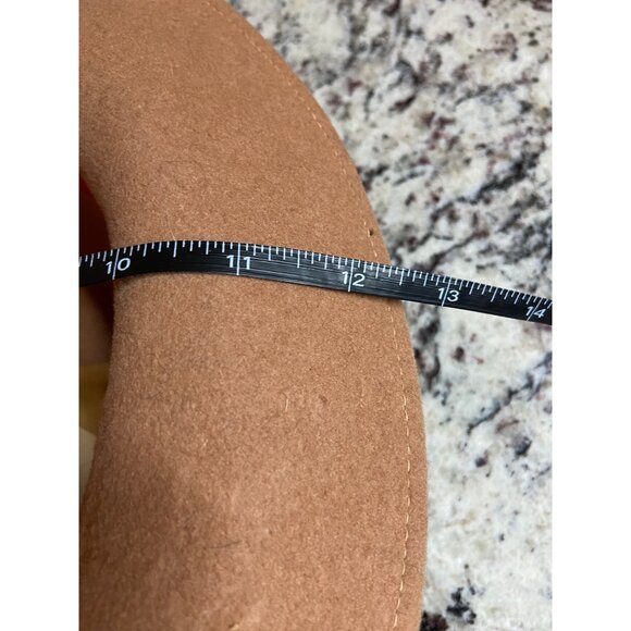 Tom Stone Kurt Jr Fedora Hat Tan Wool Western Style Costal Cowgirl - Picture 9 of 10